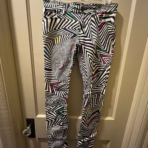 Abbey Dawn Pants - Abbey Dawn Trippy Pop Art Skinny Pants Leggings
